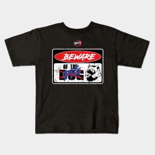 DEMON SLAYER SEASON 2: BEWARE OF THE PIG (BLACK/GRUNGE) Kids T-Shirt